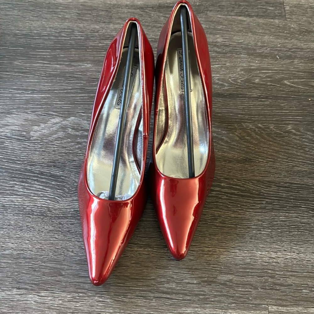 Red Heel Pumps Lunnah Bella Multiple sizes